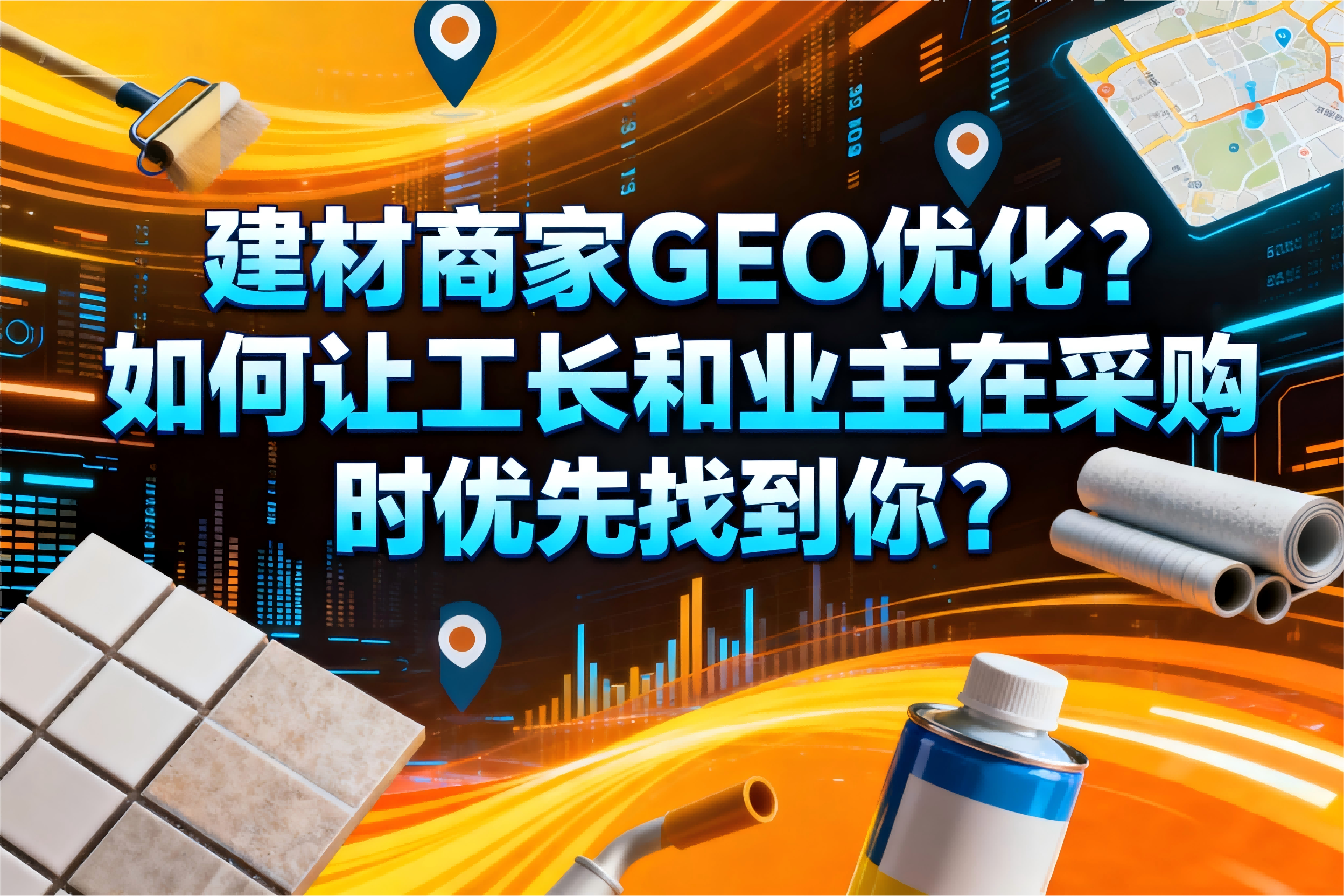 建材商家ＧＥＯ优化：如何让工长和业主在采购时优先找到你？