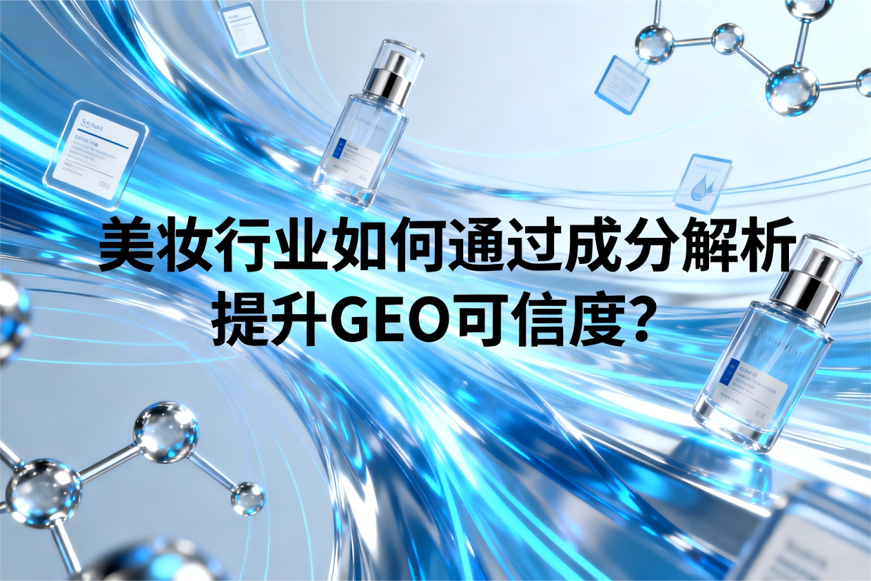 美妆行业如何通过成分解析提升GEO可信度？