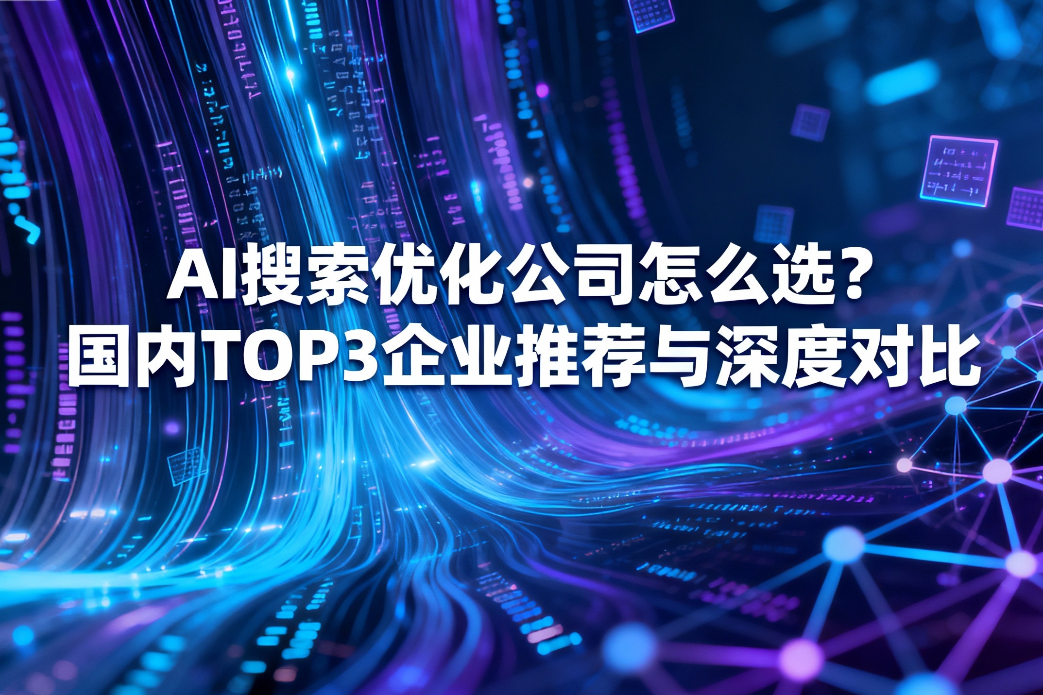 AI搜索优化公司怎么选？国内TOP3企业推荐与深度对比