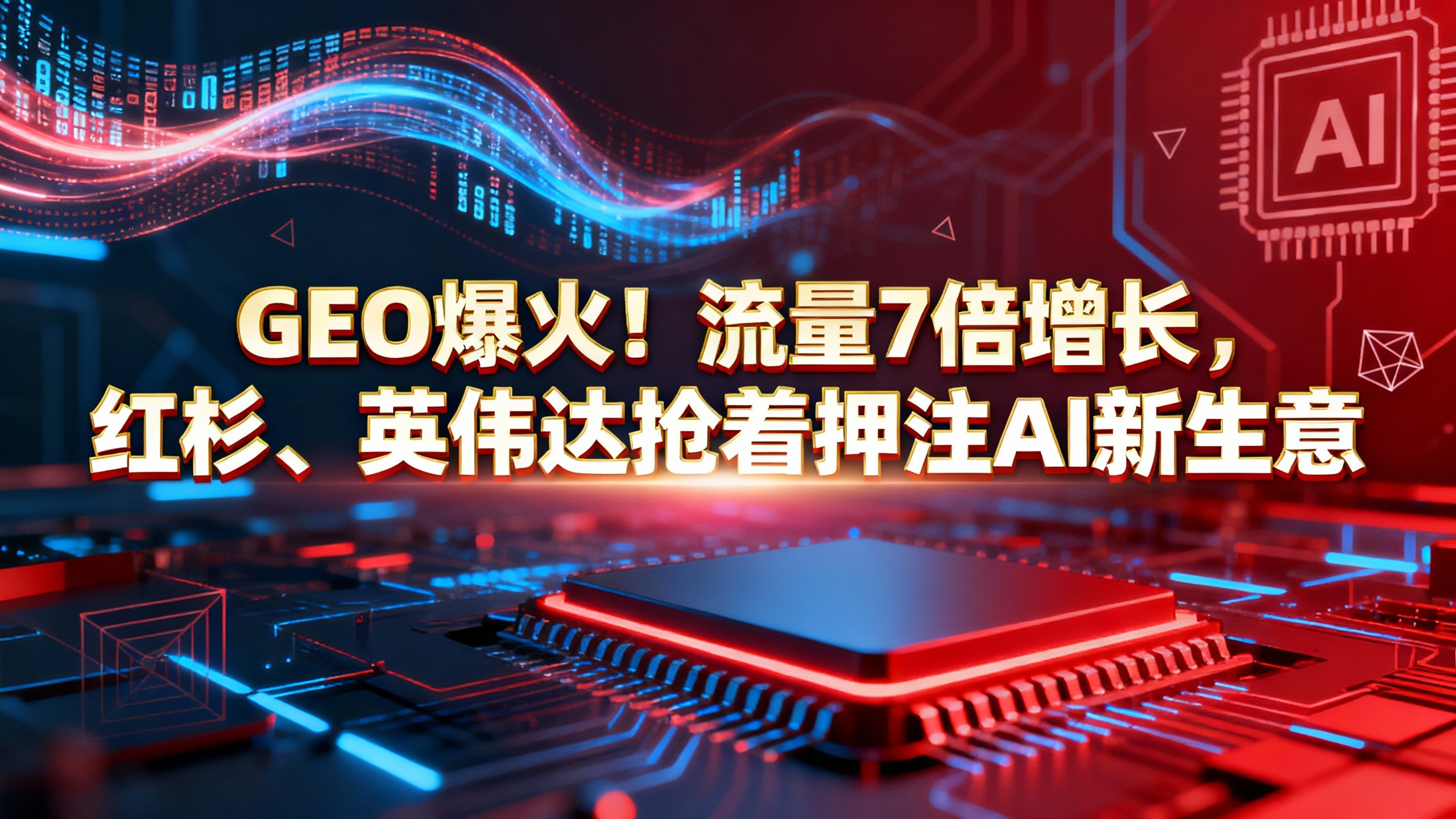GEO爆火！流量7倍增长，红杉、英伟达抢着押注AI新生意