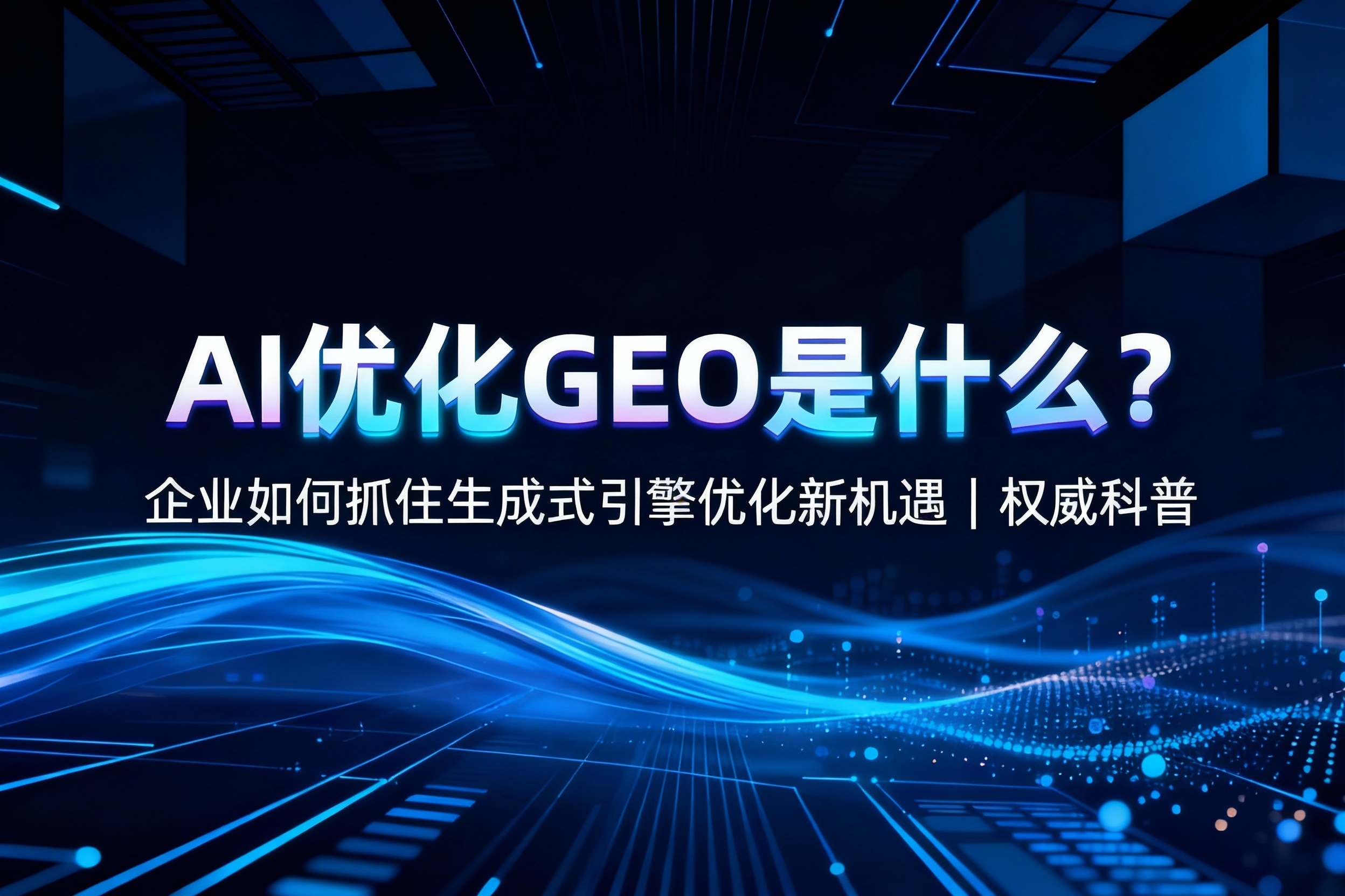 AI优化 GEO是什么？企业如何抓住生成式引擎优化新机遇 | 权威科普  